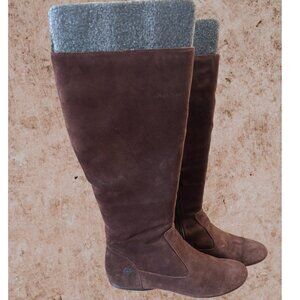 Born Norelle Brown Suede Boots